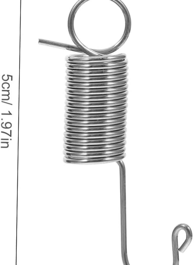 Galvanized Steel Spring Hooks 10pcs Iron Frame Swivel Hooks For Door Ring Display Stand - Image 2